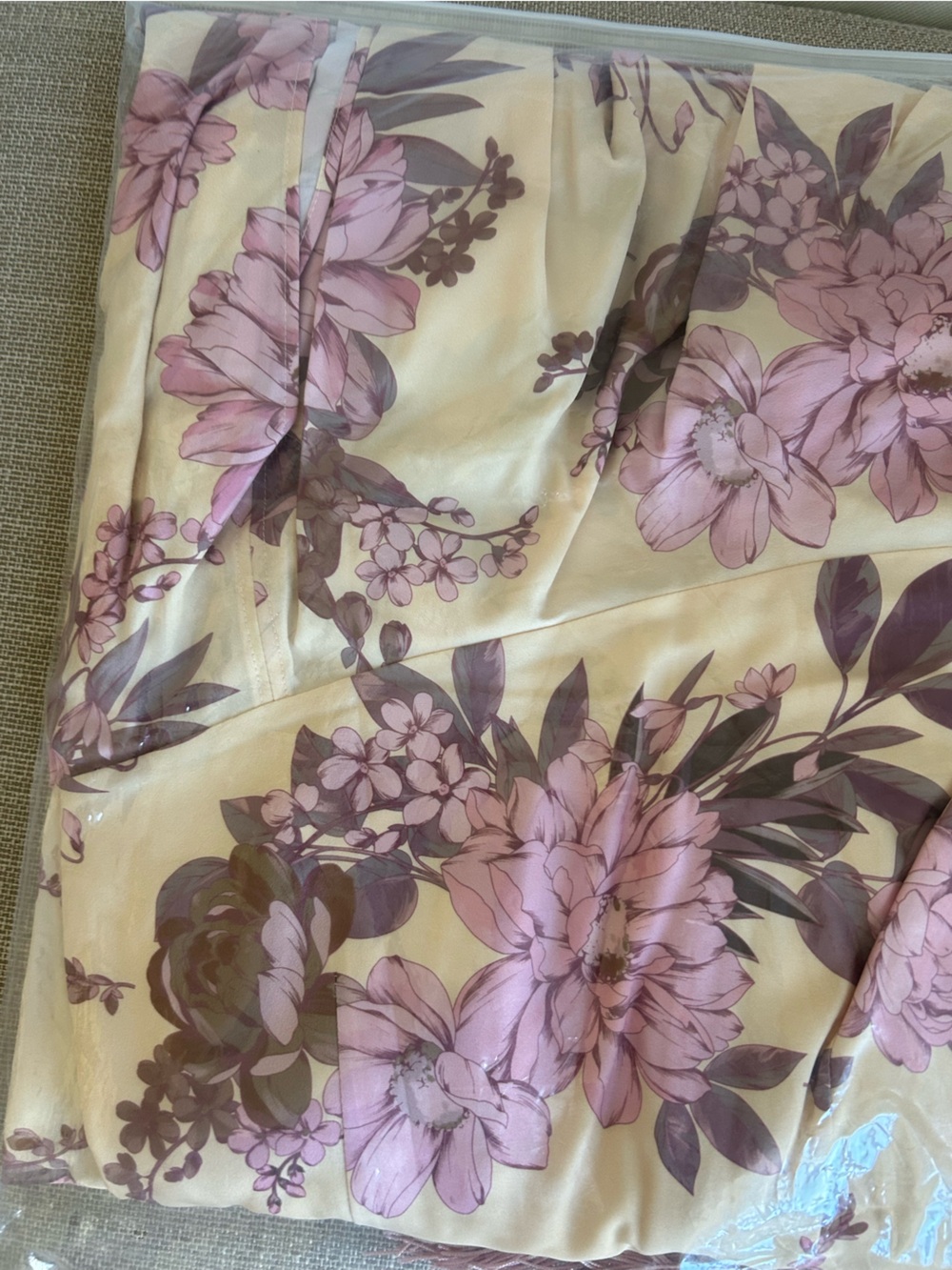 Bronx and Banco Magnolia Maxi Dress Gown Blush Floral Multi Small Vacation - Picture 9 of 10